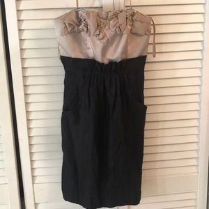Strapless BCBG mid-thigh dress